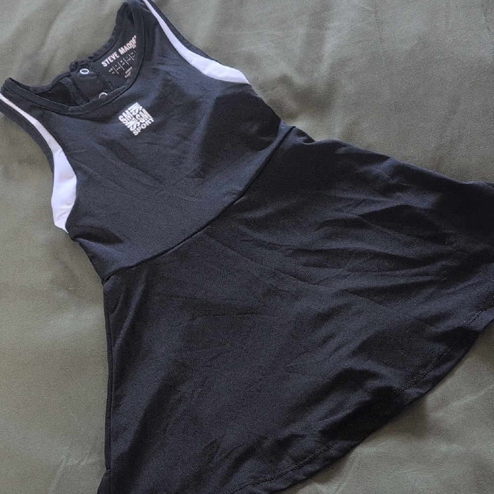 Steve Madden Black and White Kids Casual Dress